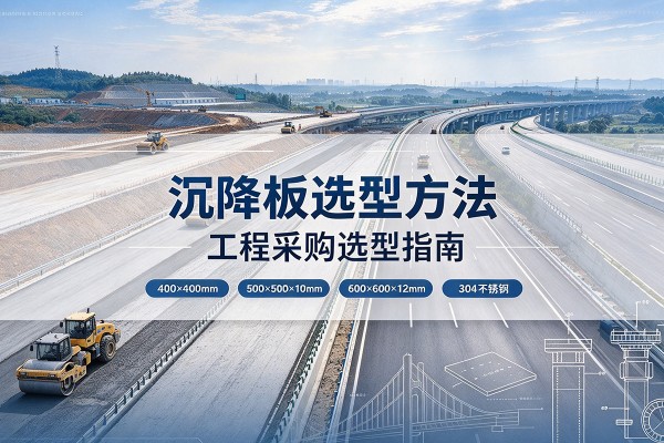 黄岛沉降板选择方法