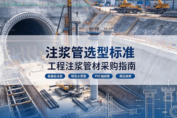 黄岛注浆管选型标准