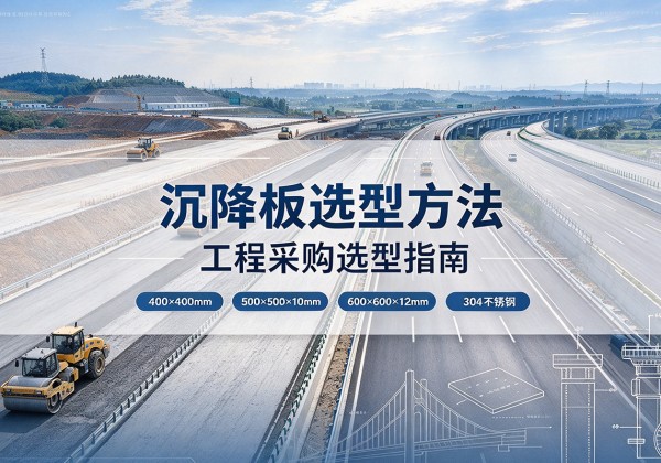 黄岛沉降板选择方法
